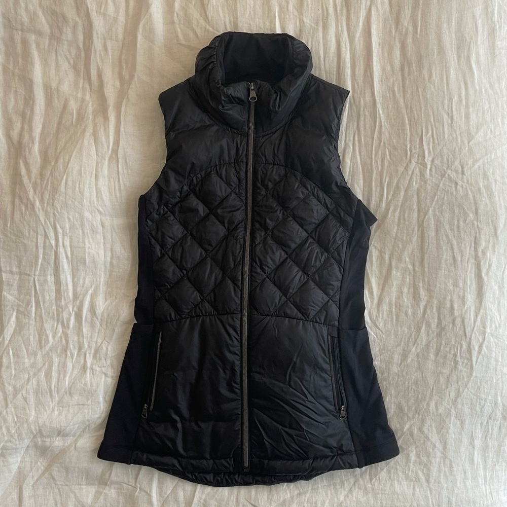 Lululemon Black Quilted Vest